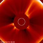 Latest LASCO C2 image of the Sun